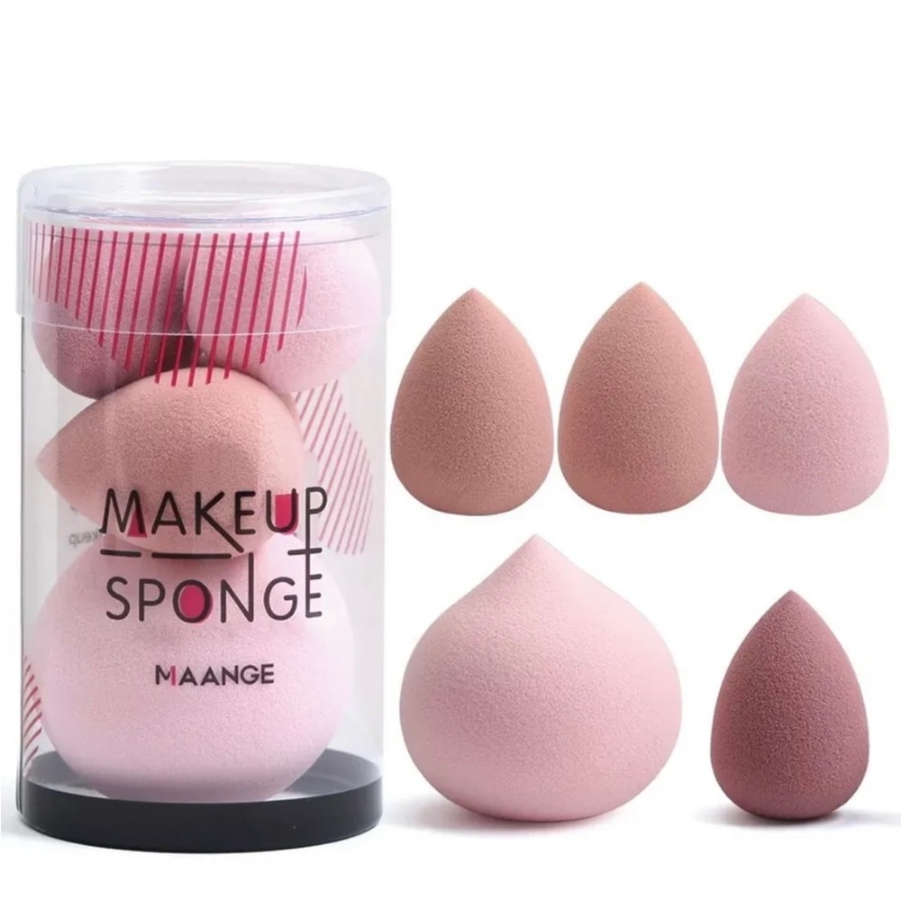 5Pcs Makeup Sponge Set Face Foundation Blender Liquid Cream and Powder Smoothly